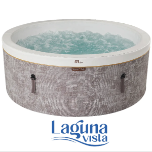 MSpa FRAME COCOON-ECO. 6 vietų 204 cm pločio lengvai montuojamas Spa masažinis baseinas su oro ir hidromasažiniais purkštukais. Naujas 2026 m. modelis.